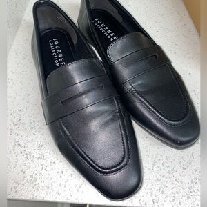 Journee Collection Black Loafers